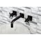 Kingston Brass KS6125DX Two-Handle Wall Mount Bathroom Faucet, Oil Rubbed Bronze KS6125DX - alternate 3
